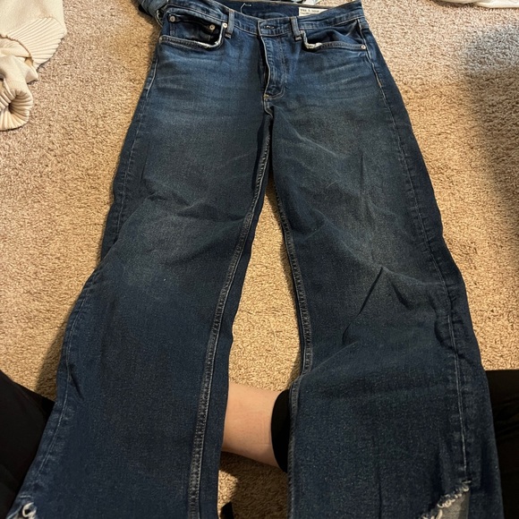 Rag and Bone Harlow Mid-Rise Straight